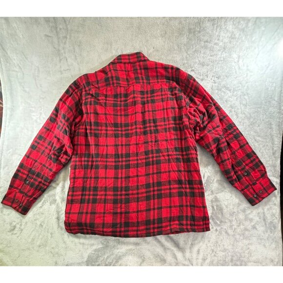 Covington Jacket Men's Medium Red & Black Plaid Casual Outdoor Wear - Picture 11 of 11